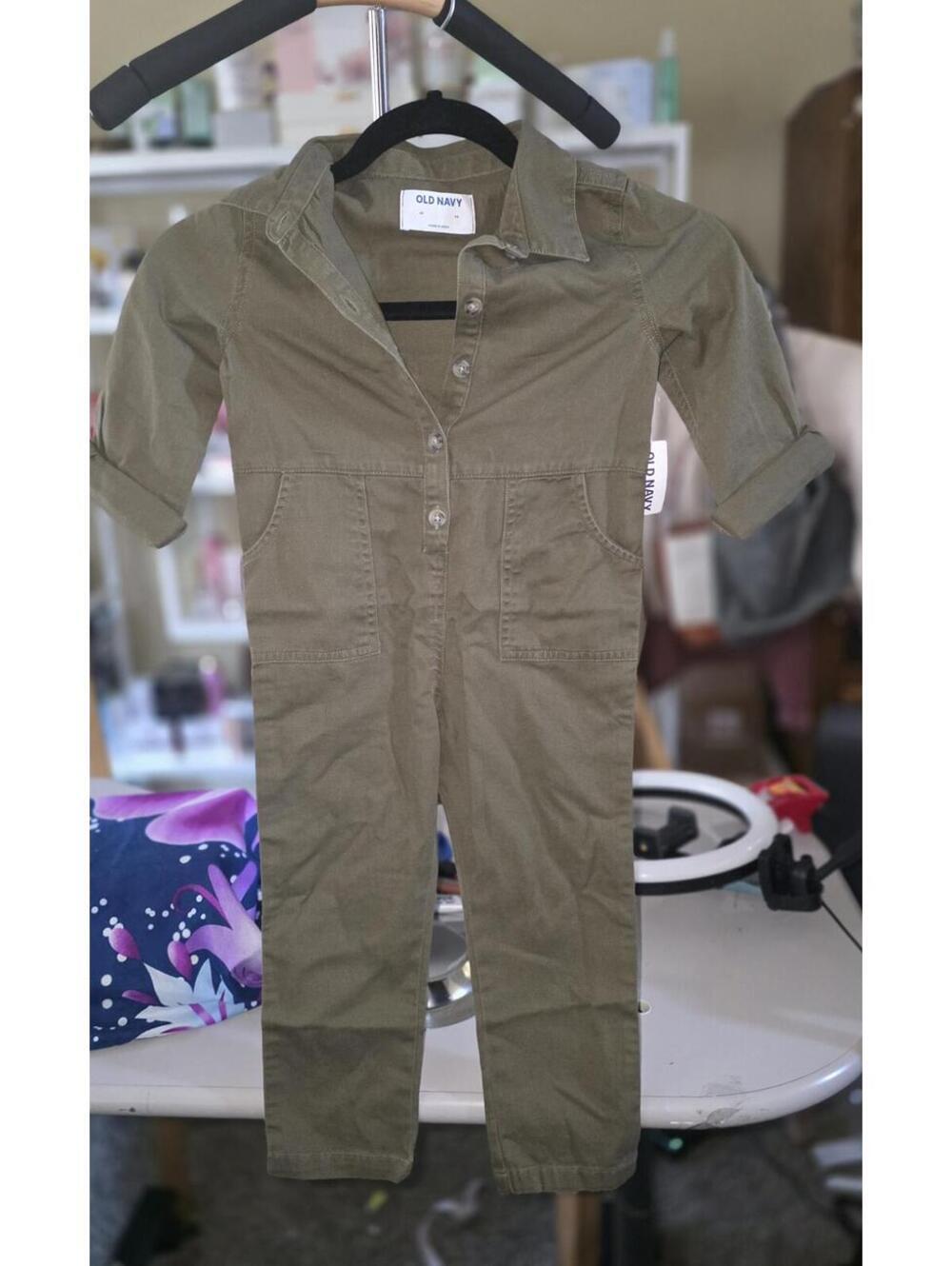 Kids Onesie Army Green